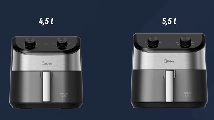 Opções de capacidade da Midea Widemax