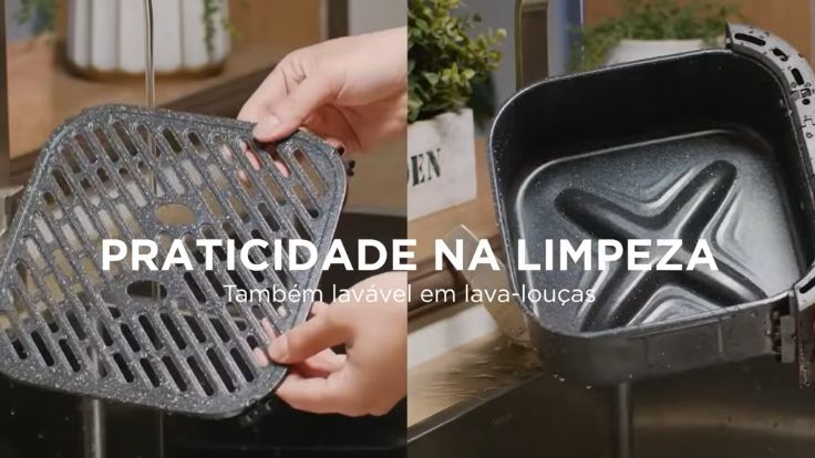 Praticidade de limpeza da Midea Widemax