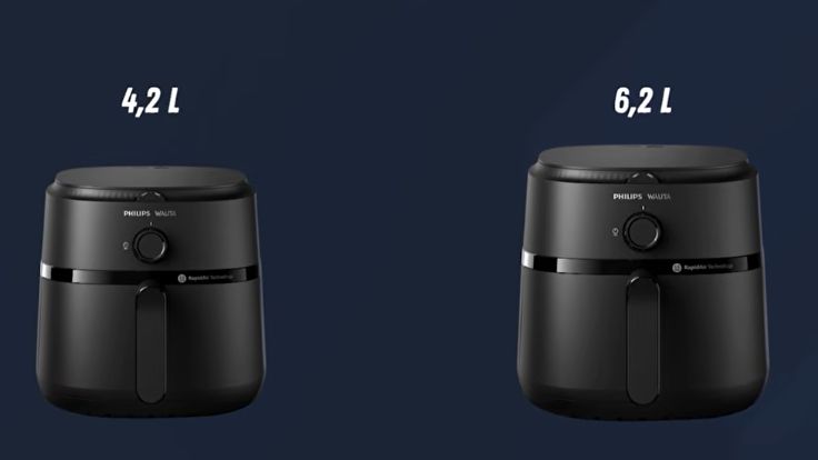 Opções de capacidade da Philips Walita Série 1000