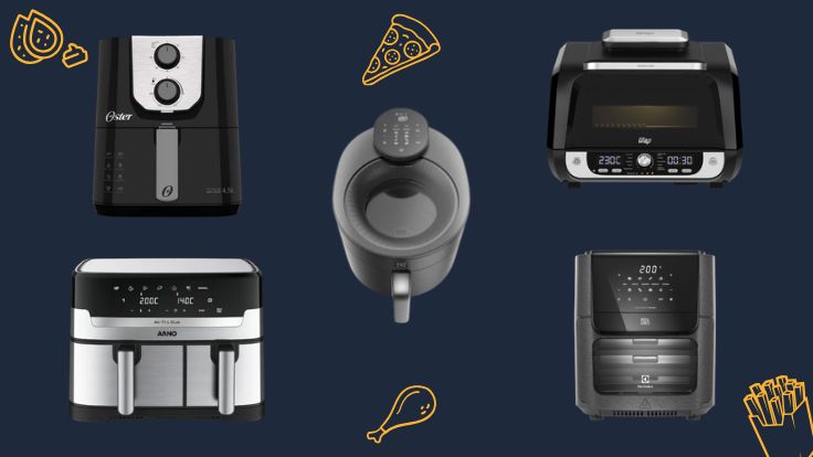Modelos de airfryers 