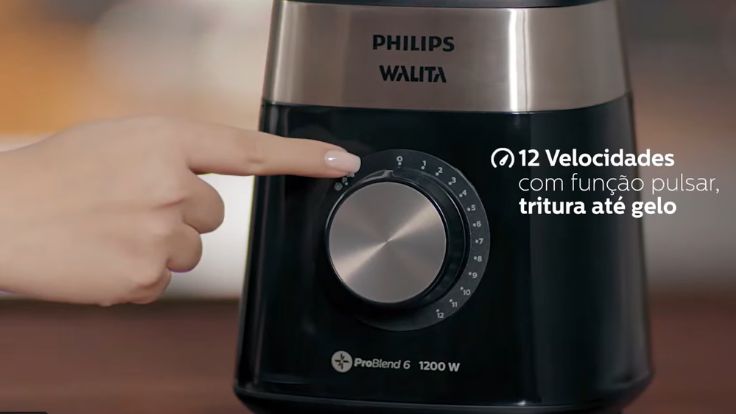 Velocidades do liquidificador Philips Walita Série 5000 RI2242