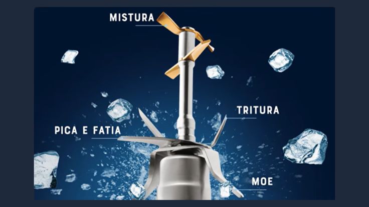 Lâminas do Oster Xtreme Mix