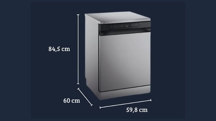 Medidas da lavadora de louça Electrolux LS14E