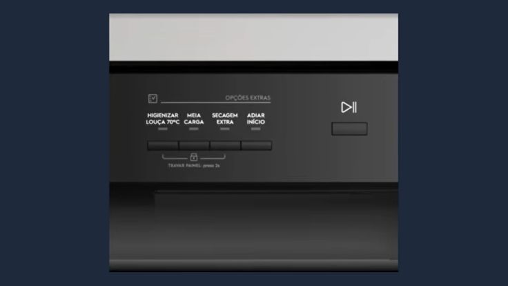 Funções extras da lavadora de louças Electrolux LS14E