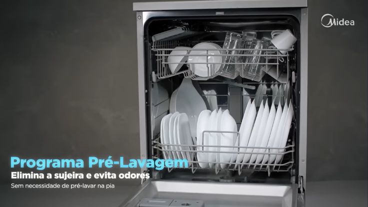 Pré lavagem da Midea DWA14B1