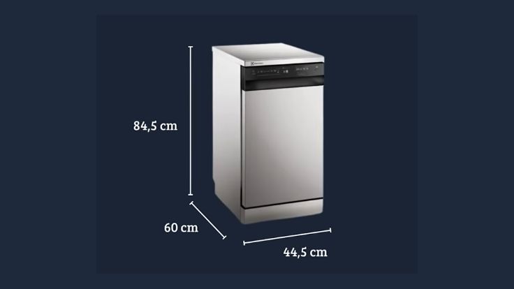 Medidas da lava-louças Electrolux LS10E