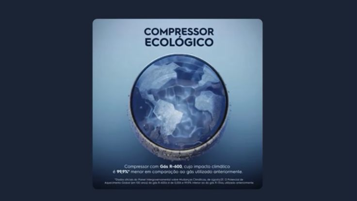 Resfriamento por compressor ecológico