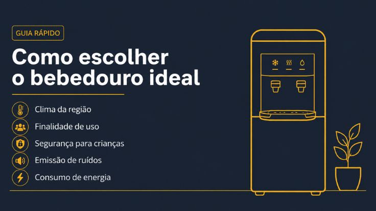 Como escolher o bebedouro ideal