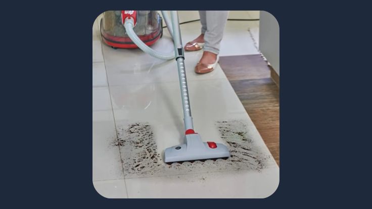 WAP Aqua Cleaner aspirando água