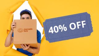 Cupom 40% OFF em todo site do Mercado Livre