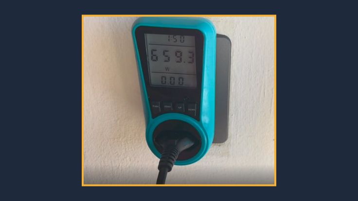 Resultado do consumo do WAP Power Speed Max