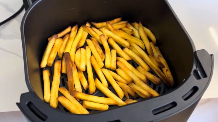 Preparação da batata frita