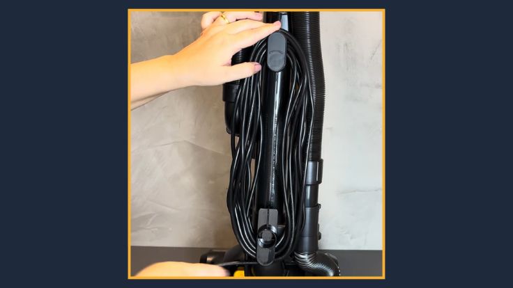 Suporte para enrolar o fio elétrico