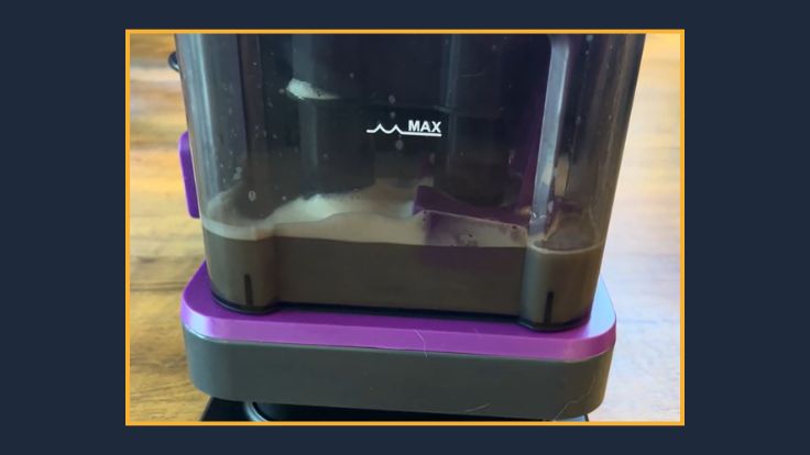 Água suja no reservatório