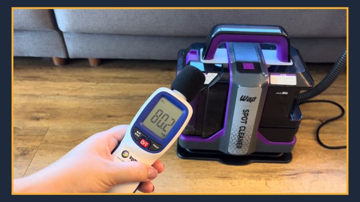 Nível de ruídos da extratora