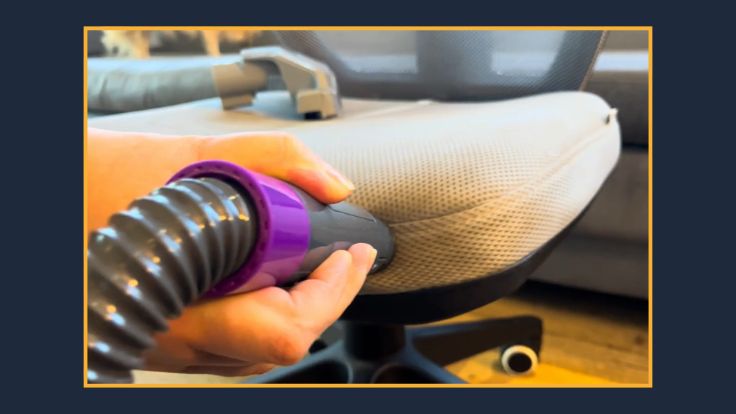 Aspirando a cadeira sem uso de bocal