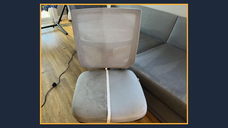 Foto da cadeira antes