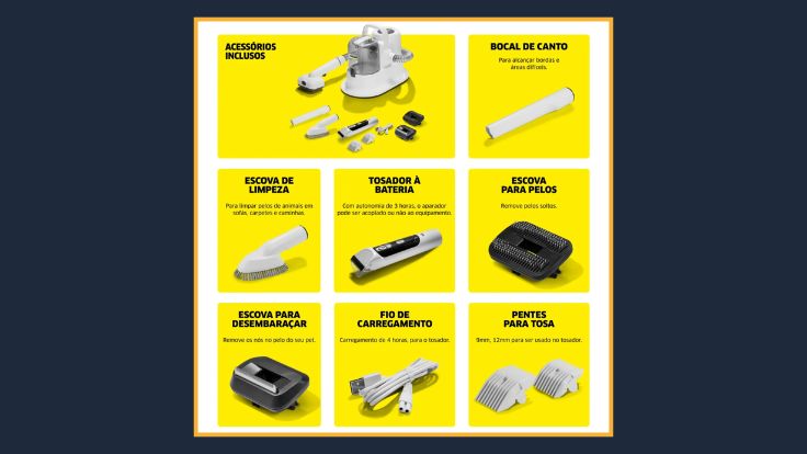 Acessórios da Pet Clean